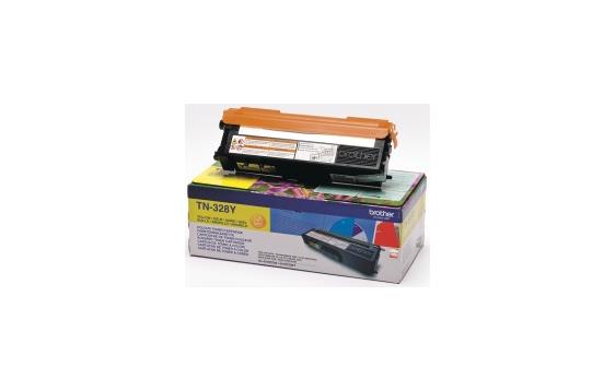 772606 Brother TN328Y Toner BROTHER TN328Y 6K gul 